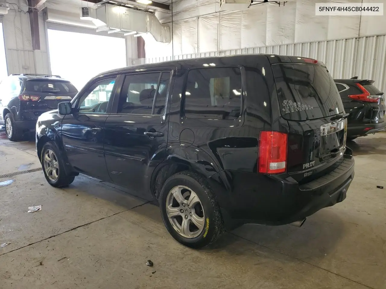 2012 Honda Pilot Ex VIN: 5FNYF4H45CB044422 Lot: 65318205