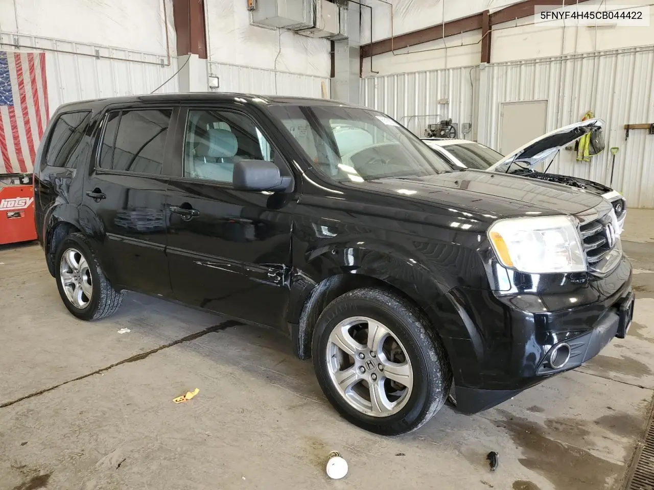 2012 Honda Pilot Ex VIN: 5FNYF4H45CB044422 Lot: 65318205