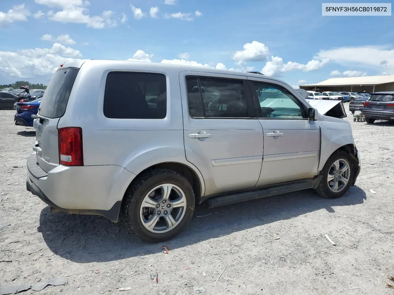 2012 Honda Pilot Exl VIN: 5FNYF3H56CB019872 Lot: 65353345
