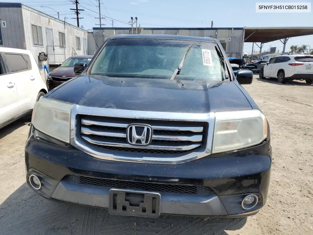 2012 Honda Pilot Exl VIN: 5FNYF3H51CB015258 Lot: 65637775