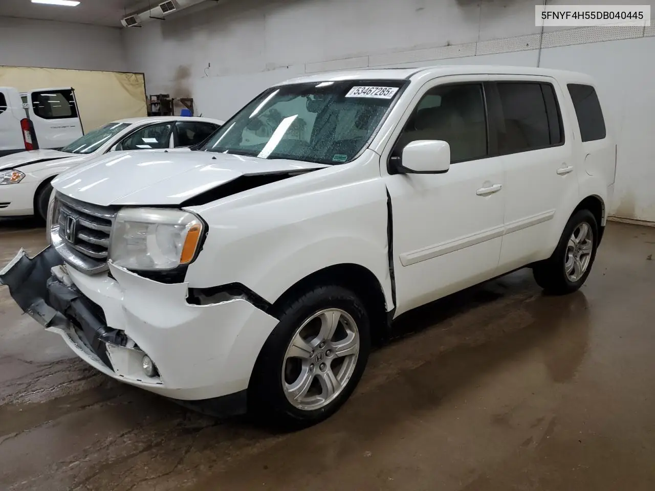 2013 Honda Pilot Exl VIN: 5FNYF4H55DB040445 Lot: 53467285