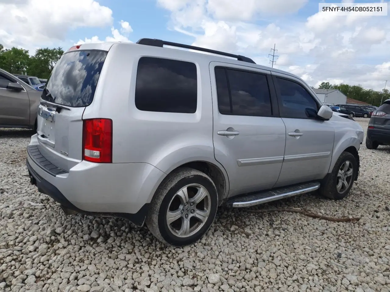 2013 Honda Pilot Exl VIN: 5FNYF4H54DB052151 Lot: 56034785