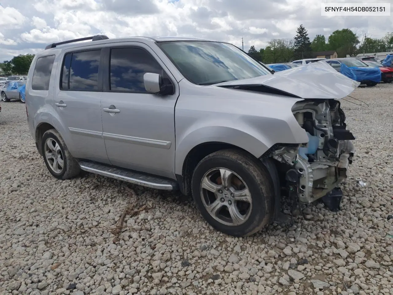2013 Honda Pilot Exl VIN: 5FNYF4H54DB052151 Lot: 56034785