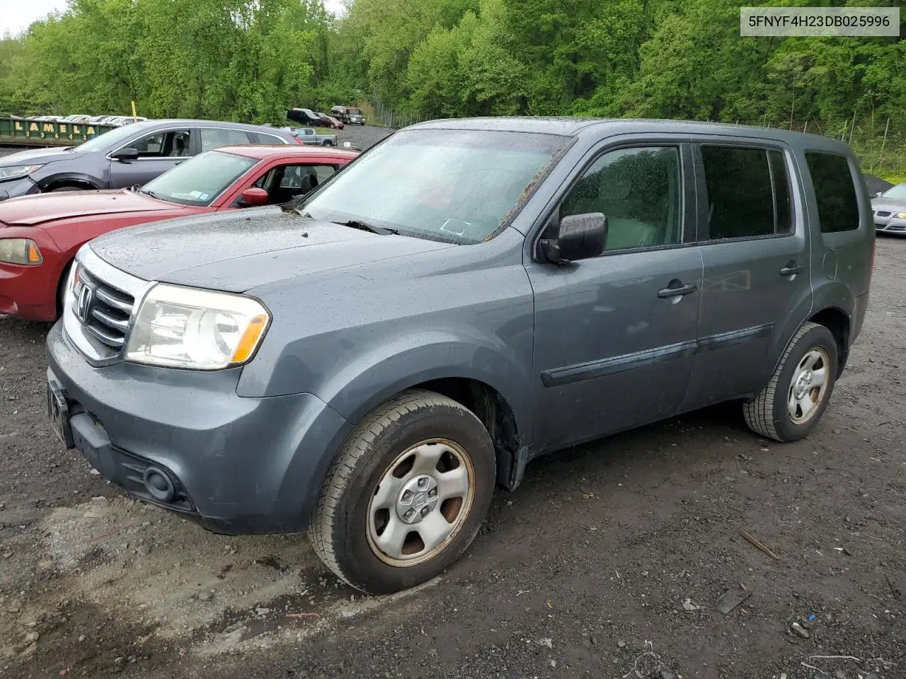 2013 Honda Pilot Lx VIN: 5FNYF4H23DB025996 Lot: 56629745