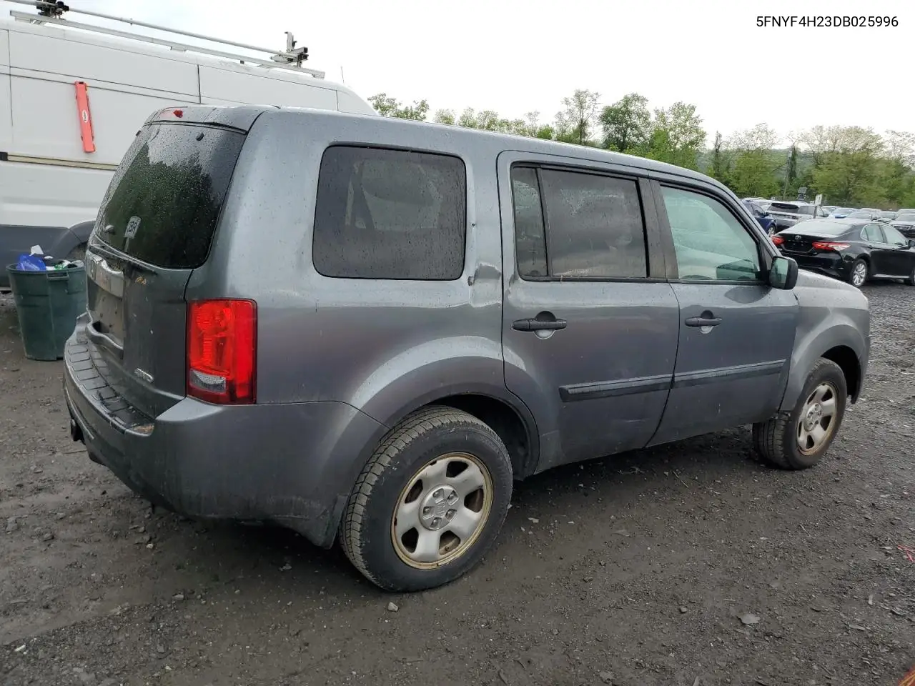 2013 Honda Pilot Lx VIN: 5FNYF4H23DB025996 Lot: 56629745