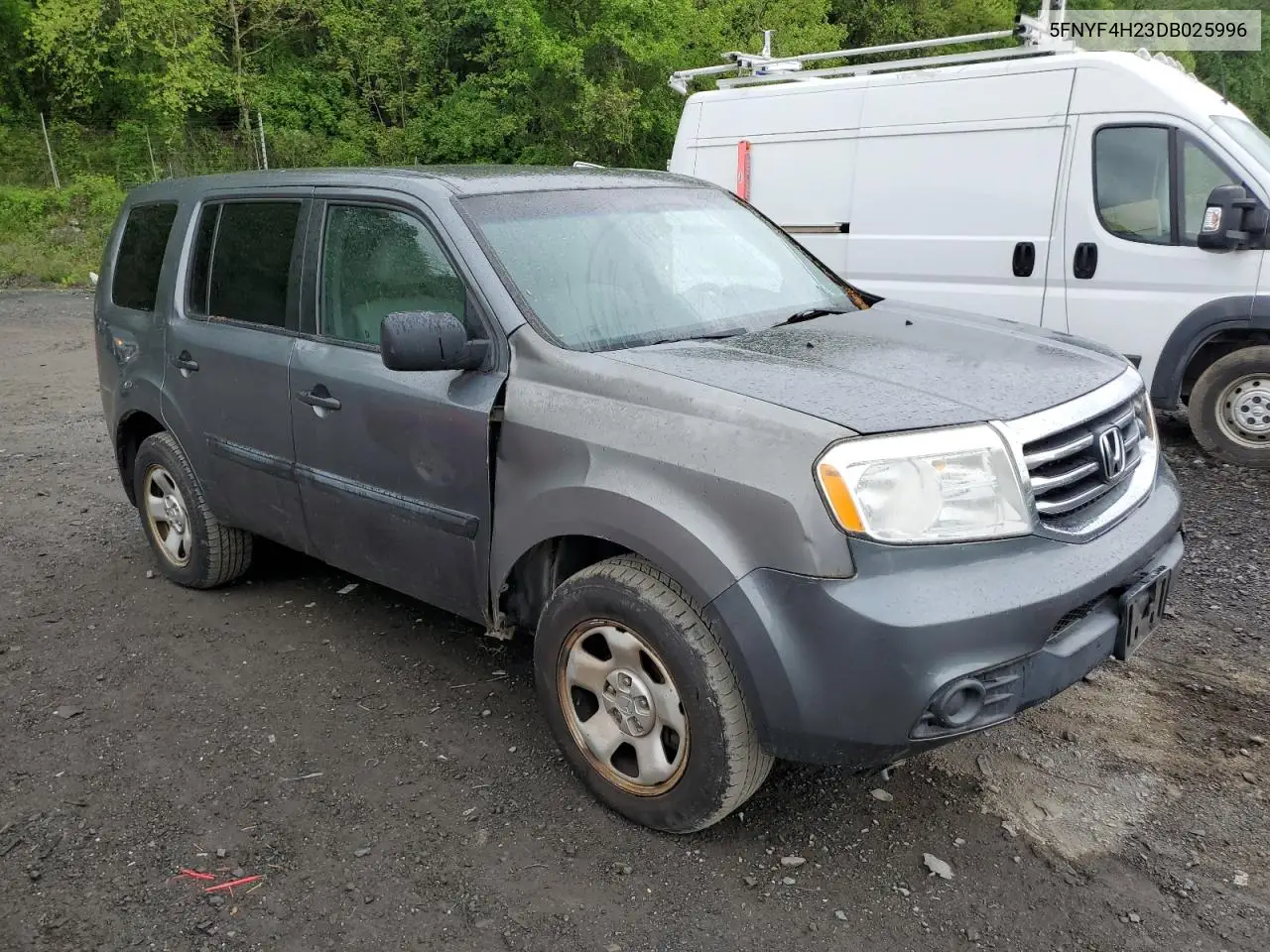 2013 Honda Pilot Lx VIN: 5FNYF4H23DB025996 Lot: 56629745