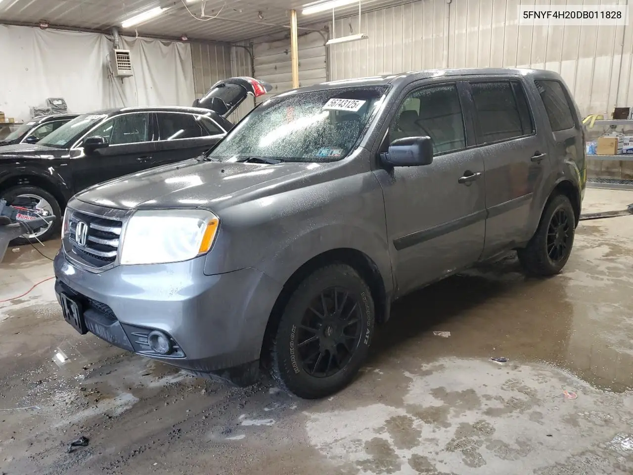2013 Honda Pilot Lx VIN: 5FNYF4H20DB011828 Lot: 56743125