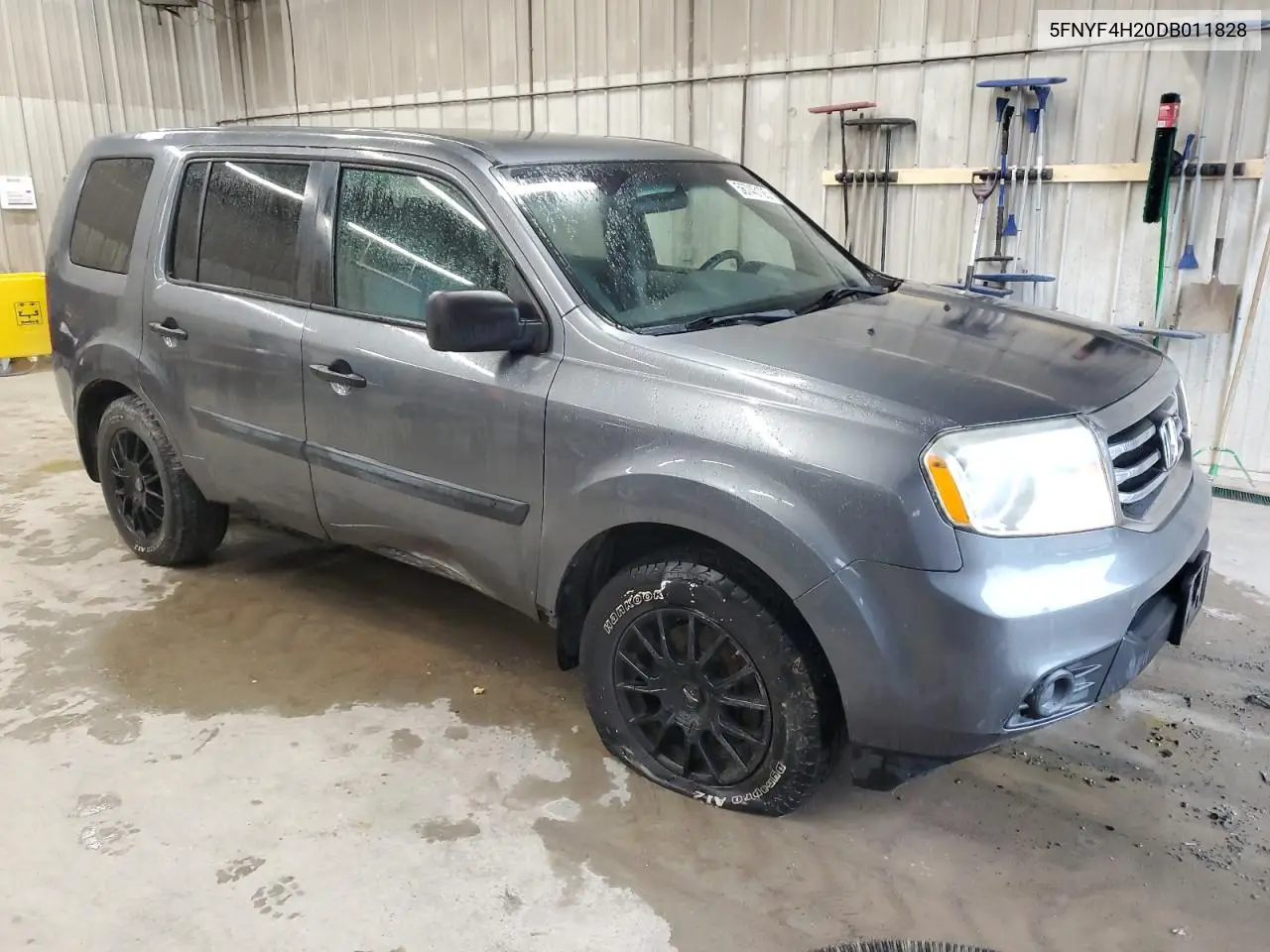 2013 Honda Pilot Lx VIN: 5FNYF4H20DB011828 Lot: 56743125
