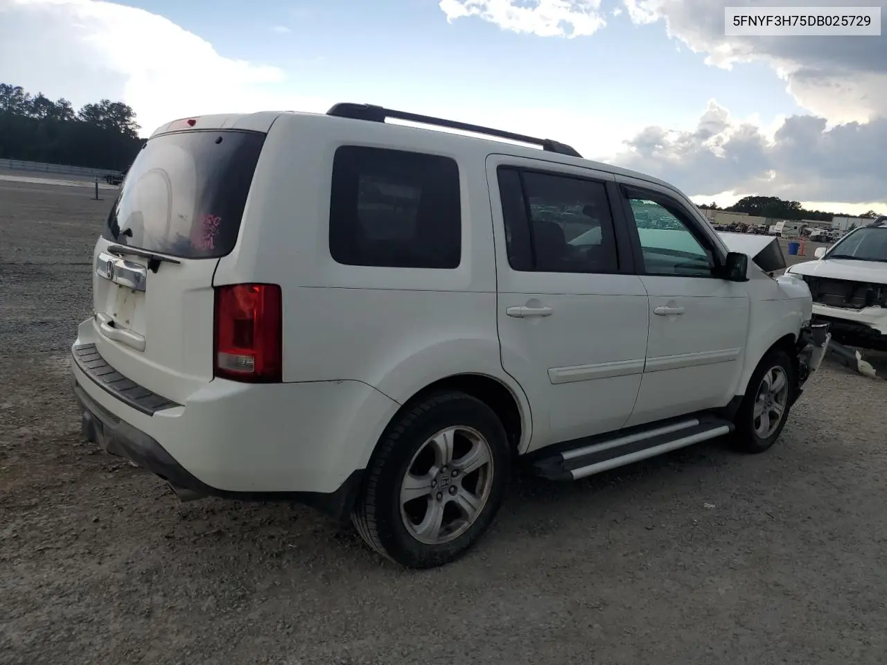5fnyf3h75db025729 5FNYF3H75DB025729 2013 Honda Pilot Exln