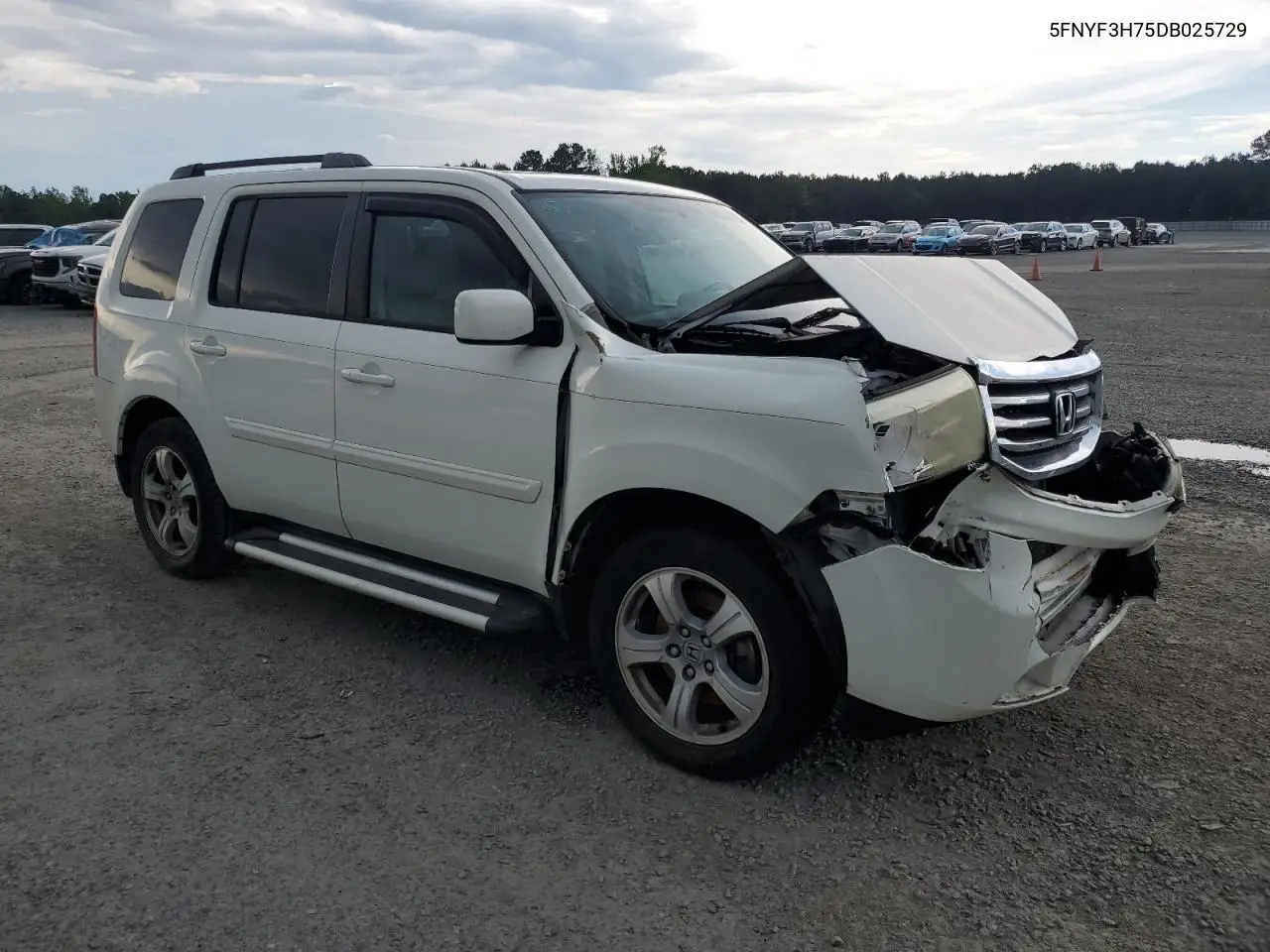 5fnyf3h75db025729 5FNYF3H75DB025729 2013 Honda Pilot Exln