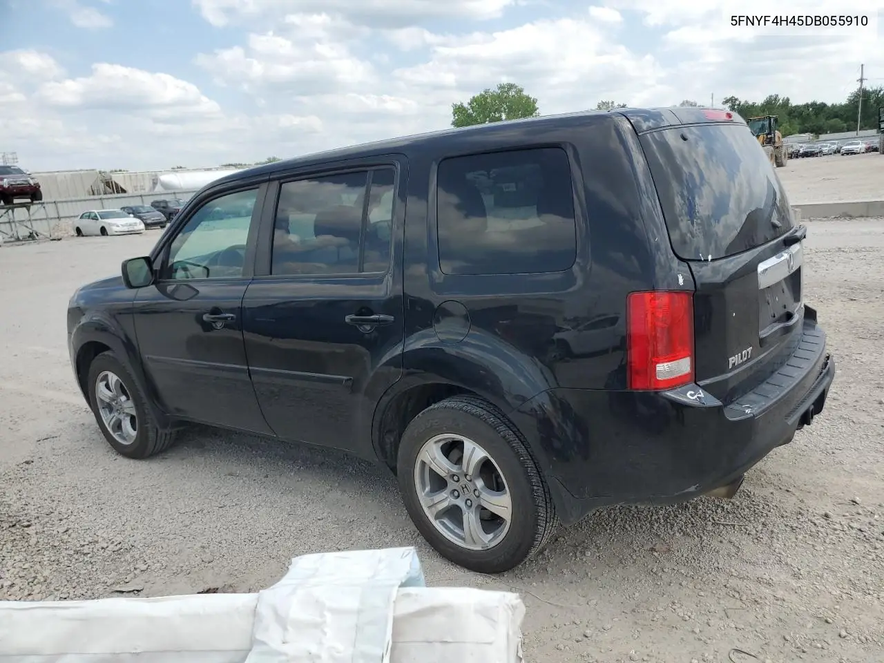 2013 Honda Pilot Ex VIN: 5FNYF4H45DB055910 Lot: 56867145