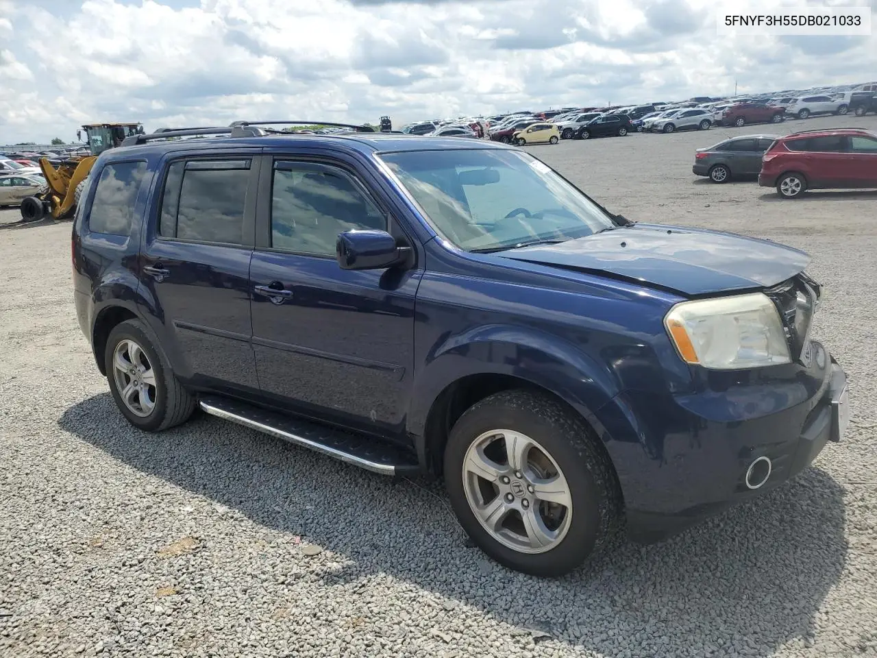 2013 Honda Pilot Exl VIN: 5FNYF3H55DB021033 Lot: 57101585