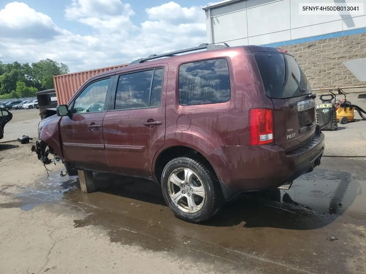 2013 Honda Pilot Exl VIN: 5FNYF4H50DB013041 Lot: 61490725