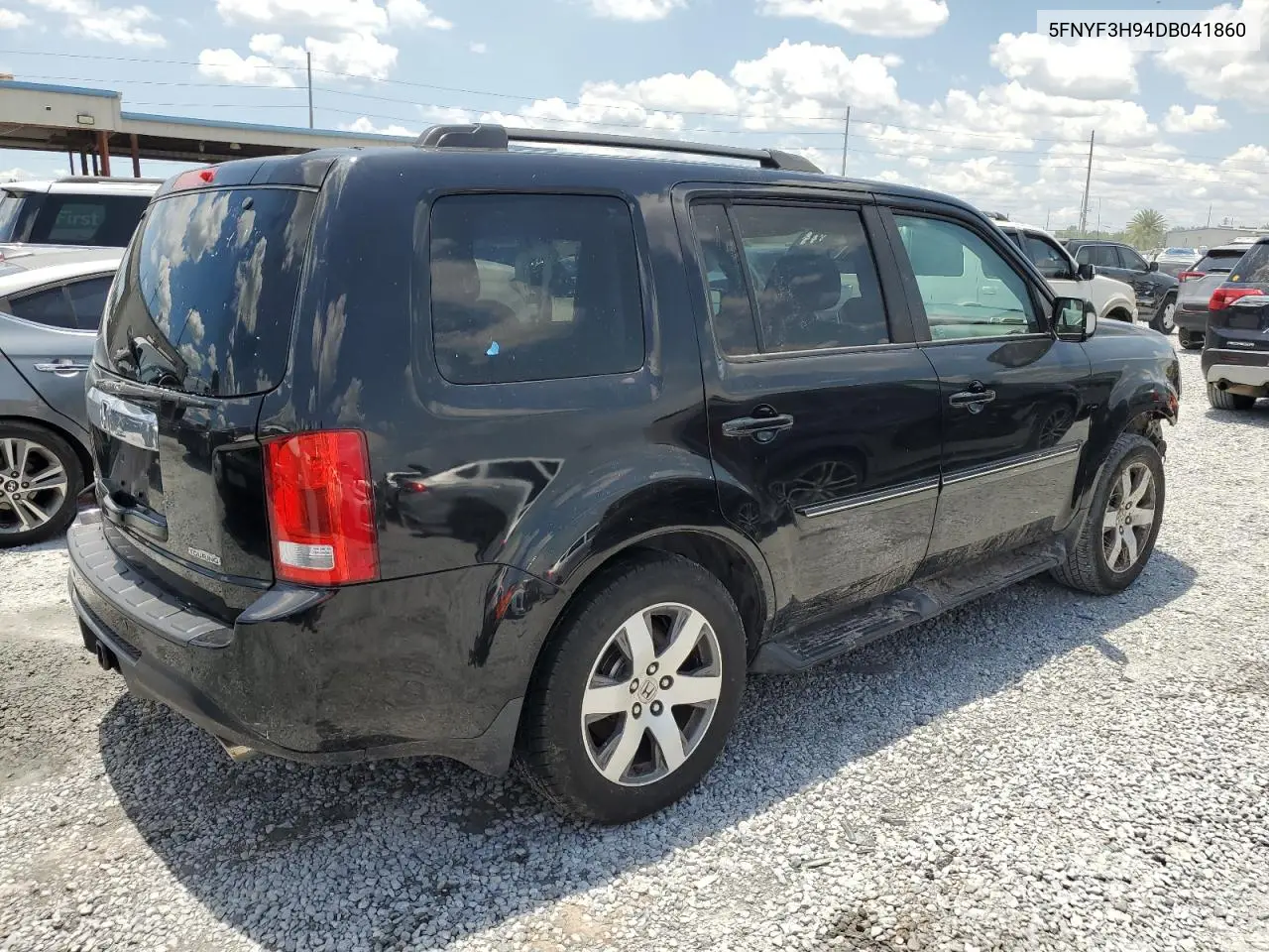 2013 Honda Pilot Touring VIN: 5FNYF3H94DB041860 Lot: 61842605