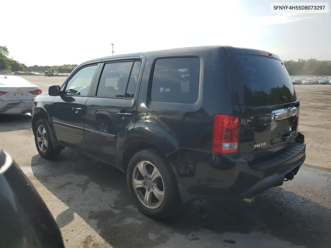 2013 Honda Pilot Exl VIN: 5FNYF4H55DB073297 Lot: 62596915