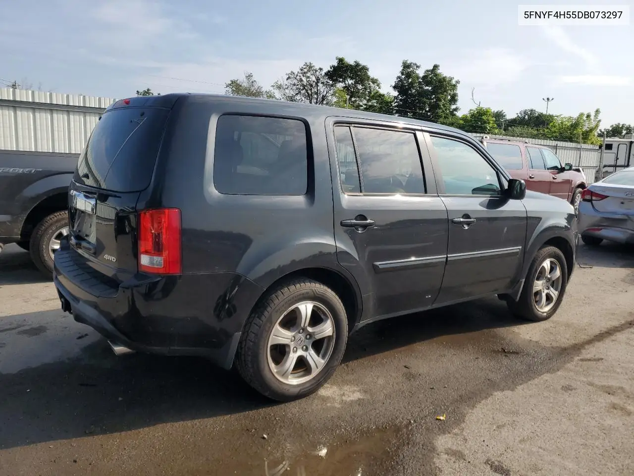 2013 Honda Pilot Exl VIN: 5FNYF4H55DB073297 Lot: 62596915