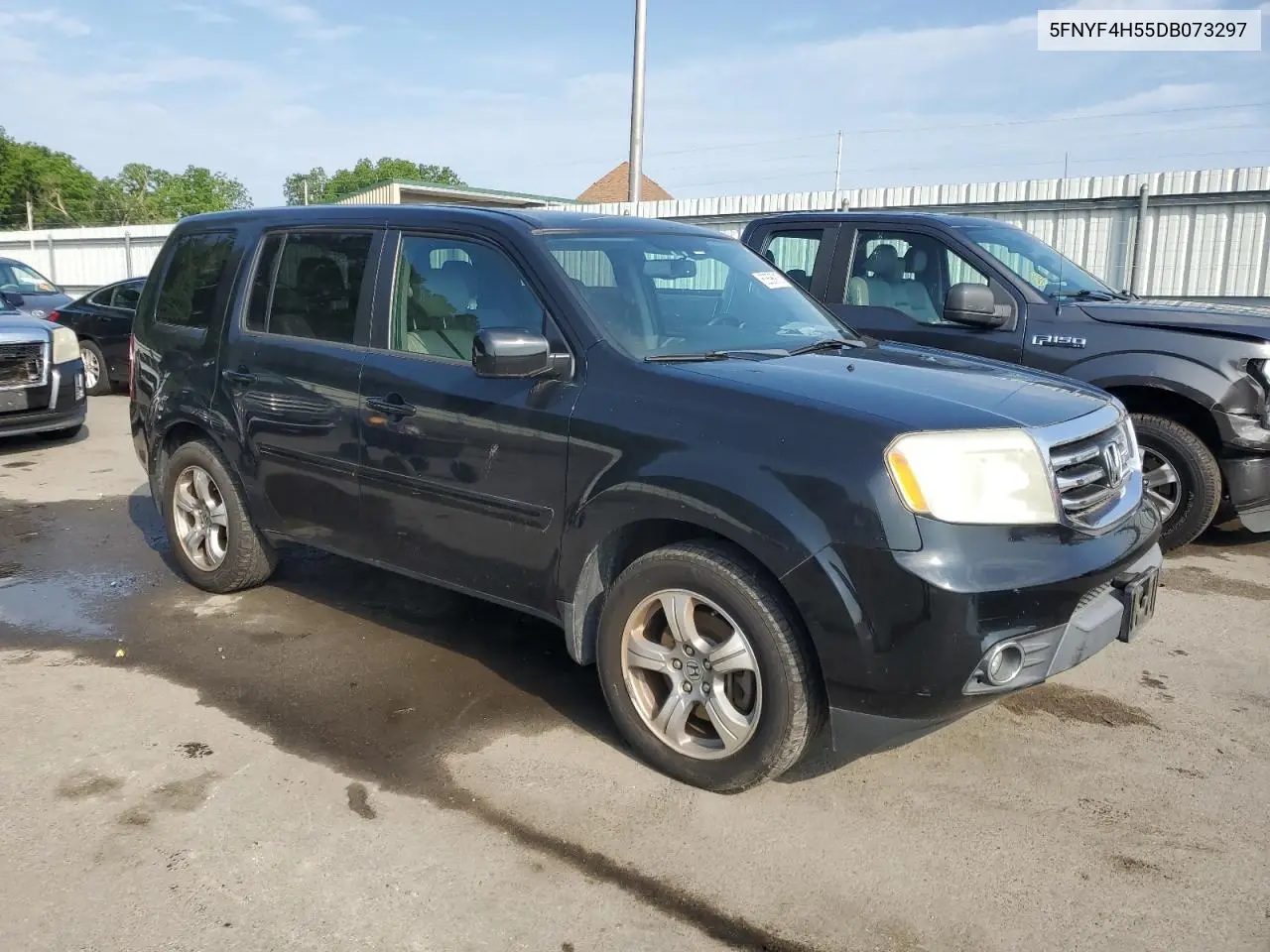 2013 Honda Pilot Exl VIN: 5FNYF4H55DB073297 Lot: 62596915