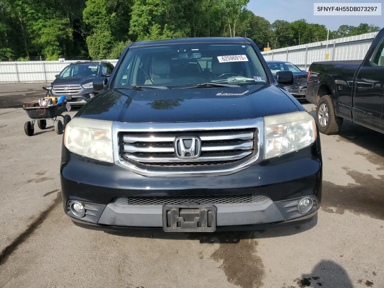 2013 Honda Pilot Exl VIN: 5FNYF4H55DB073297 Lot: 62596915