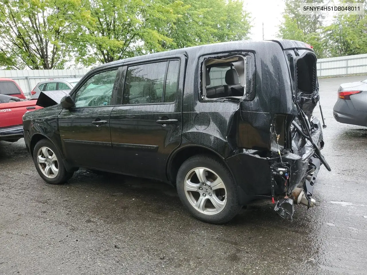 2013 Honda Pilot Exl VIN: 5FNYF4H51DB048011 Lot: 62715355