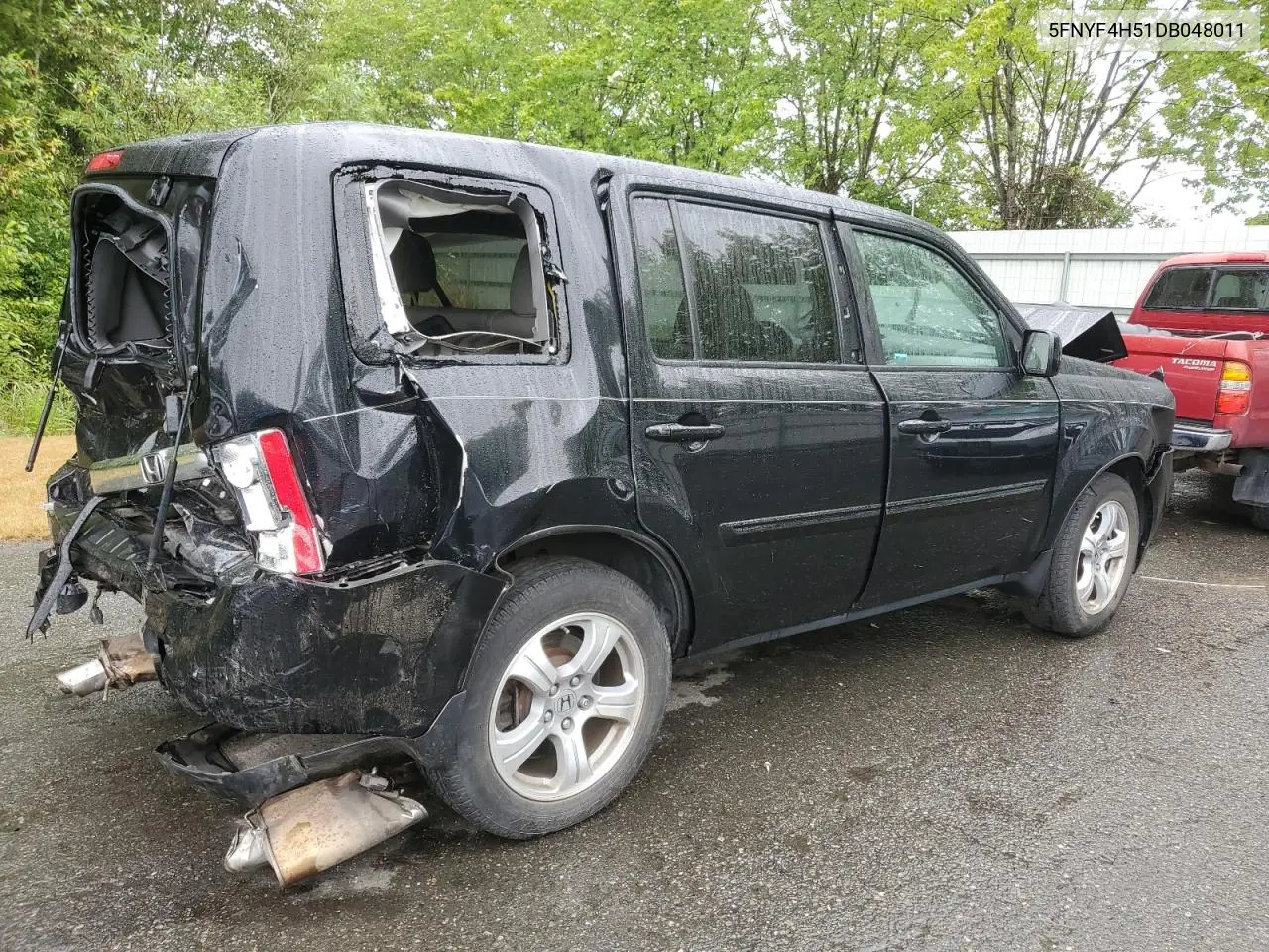2013 Honda Pilot Exl VIN: 5FNYF4H51DB048011 Lot: 62715355