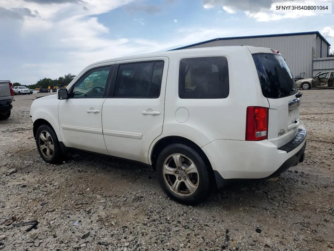 2013 Honda Pilot Exl VIN: 5FNYF3H54DB001064 Lot: 62871715