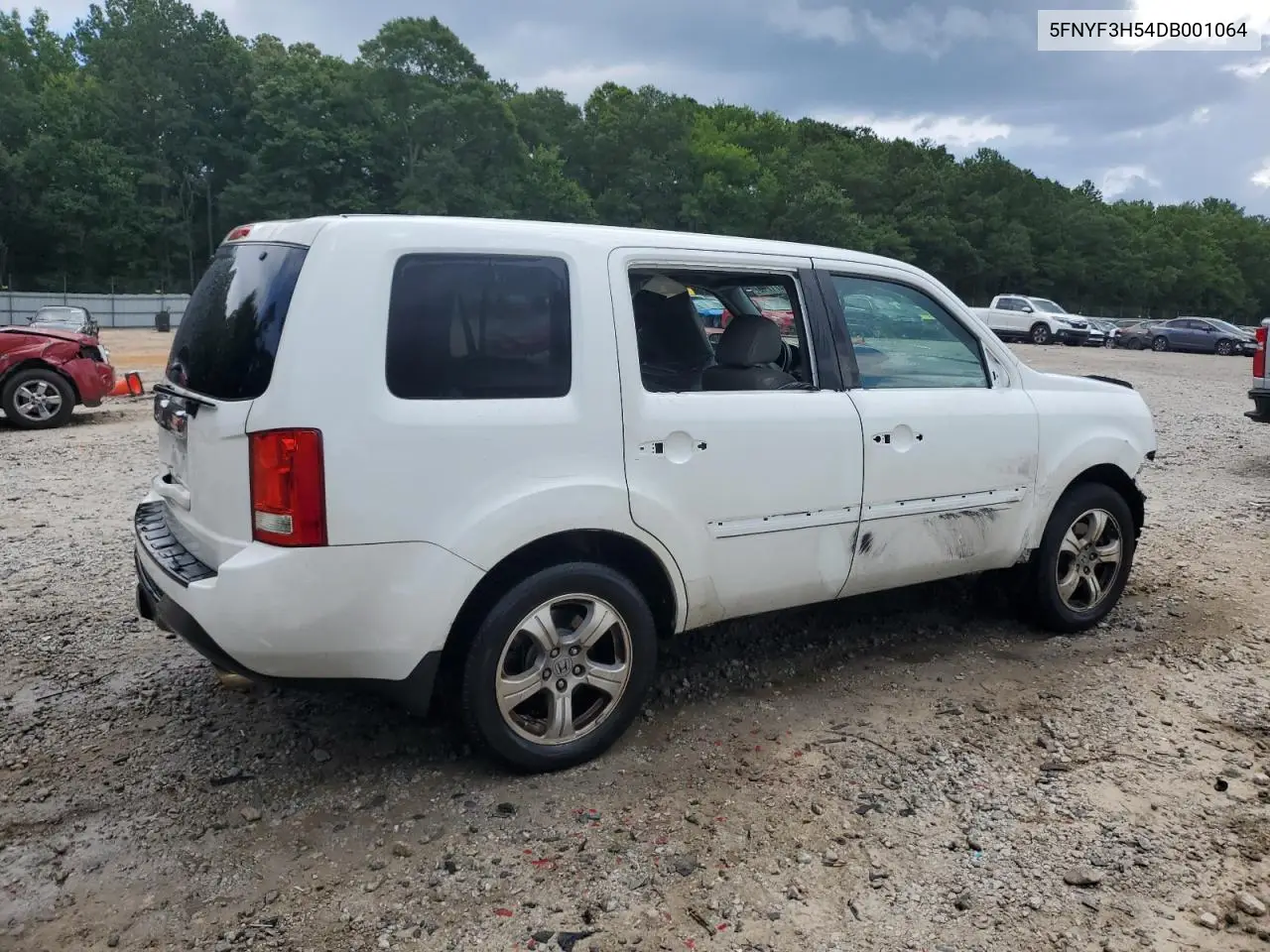 2013 Honda Pilot Exl VIN: 5FNYF3H54DB001064 Lot: 62871715
