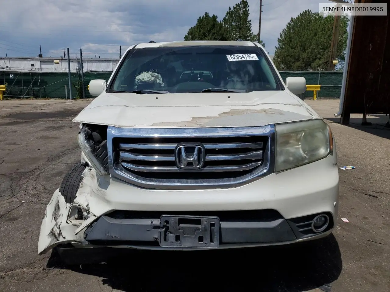 2013 Honda Pilot Touring VIN: 5FNYF4H98DB019995 Lot: 62954795