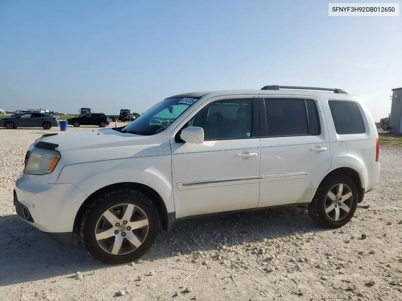2013 Honda Pilot Touring VIN: 5FNYF3H92DB012650 Lot: 63142105