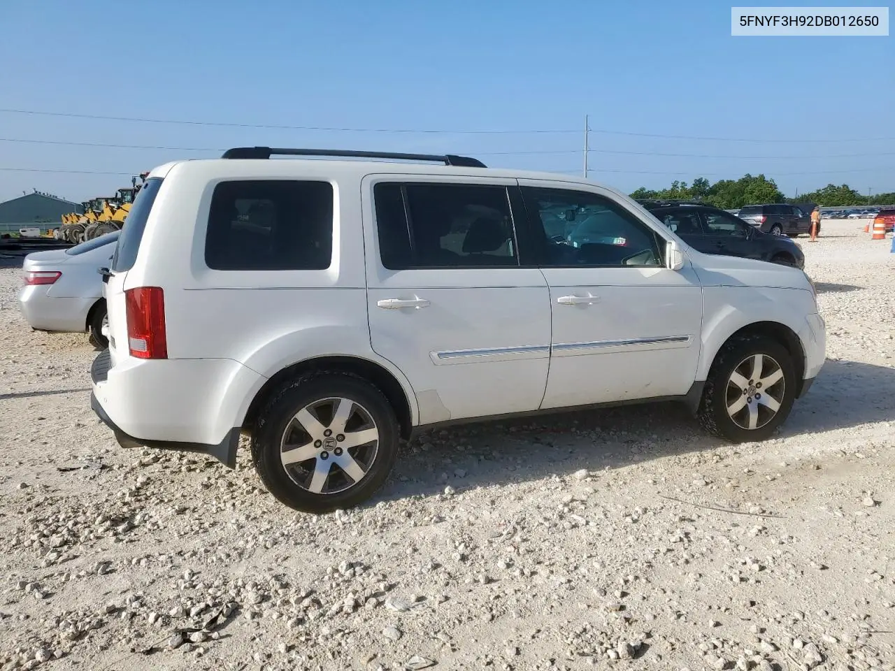 2013 Honda Pilot Touring VIN: 5FNYF3H92DB012650 Lot: 63142105
