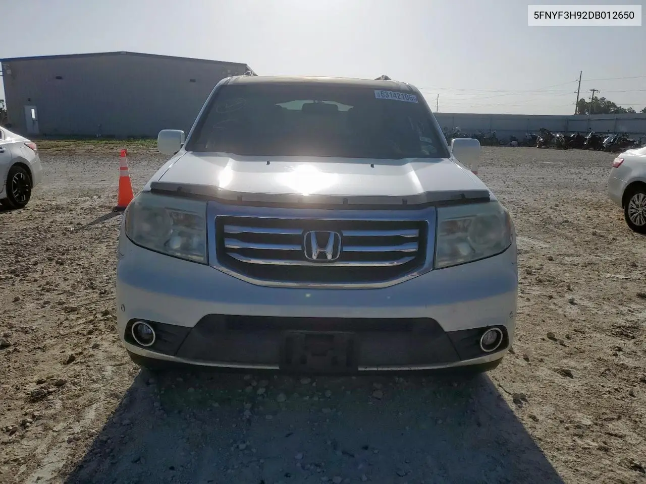 2013 Honda Pilot Touring VIN: 5FNYF3H92DB012650 Lot: 63142105