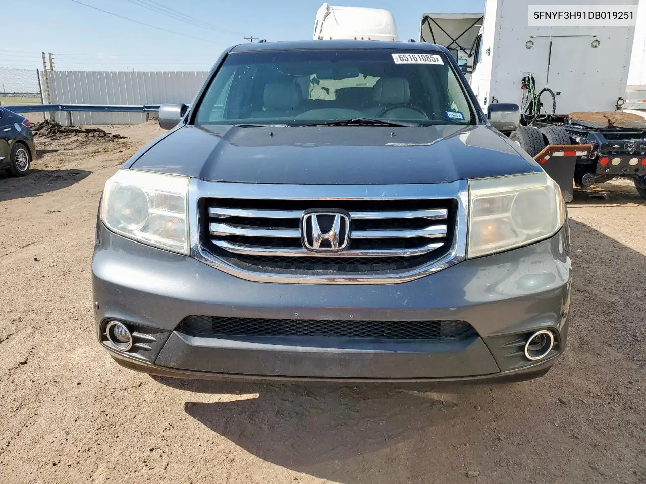 2013 Honda Pilot Touring VIN: 5FNYF3H91DB019251 Lot: 65161085