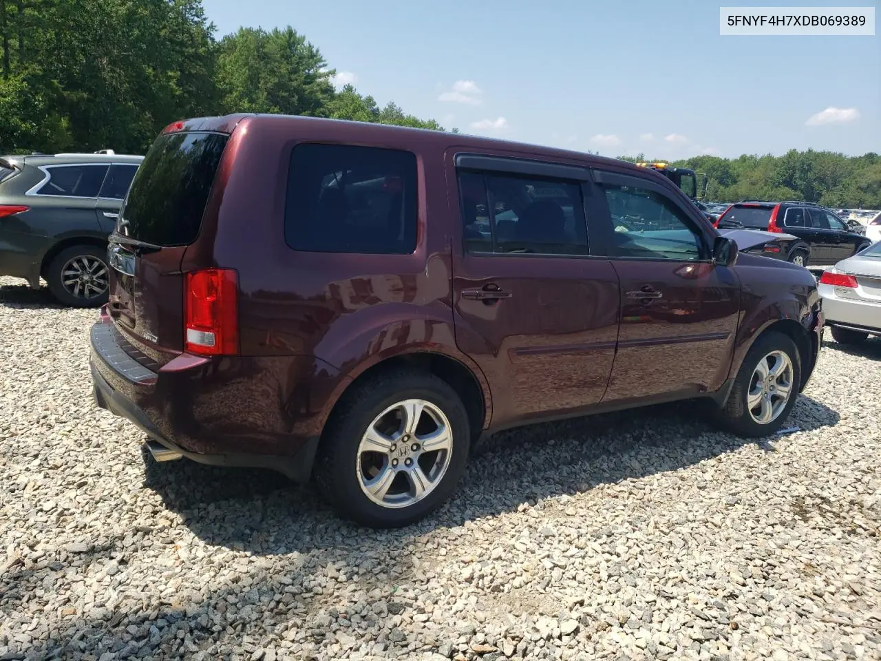 2013 Honda Pilot Exln VIN: 5FNYF4H7XDB069389 Lot: 65168925