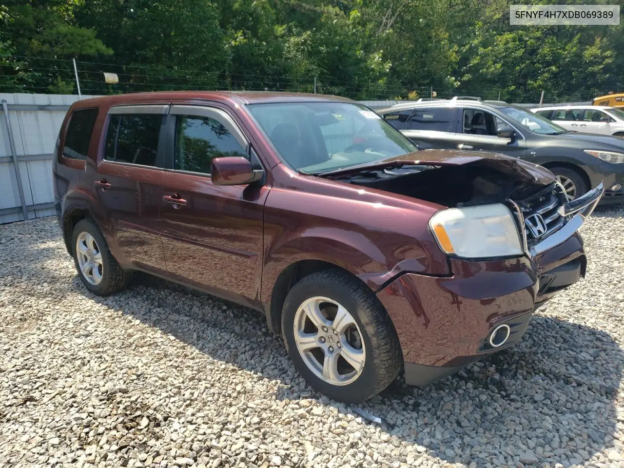 2013 Honda Pilot Exln VIN: 5FNYF4H7XDB069389 Lot: 65168925