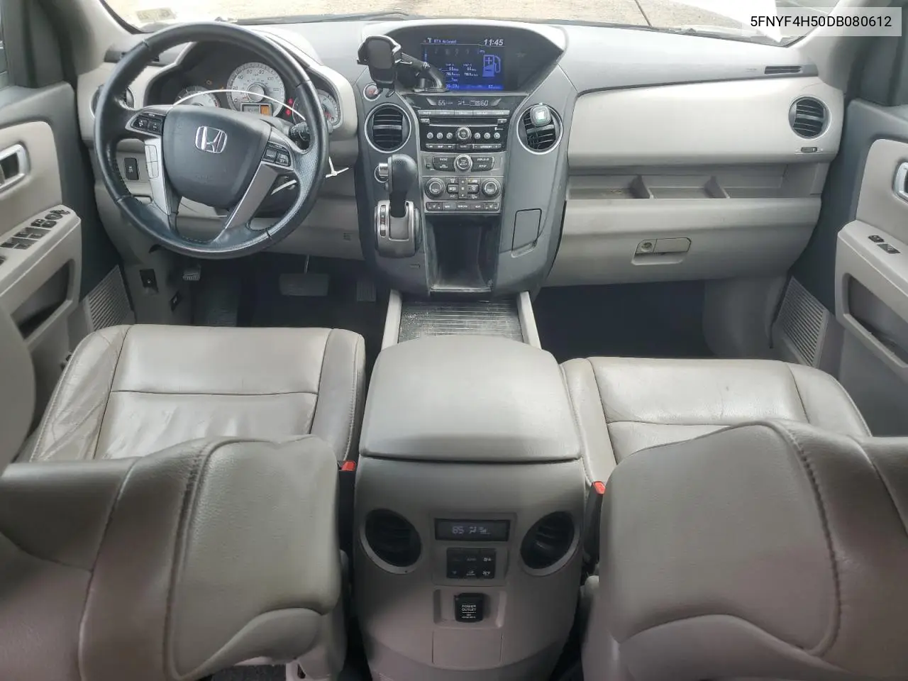 2013 Honda Pilot Exl VIN: 5FNYF4H50DB080612 Lot: 65379145