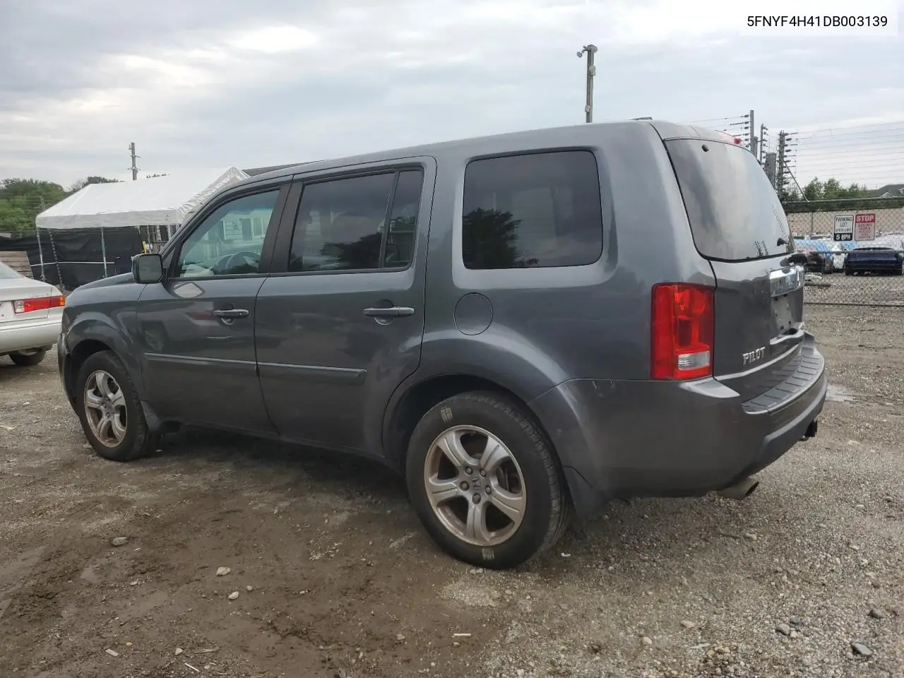 2013 Honda Pilot Ex VIN: 5FNYF4H41DB003139 Lot: 65577535