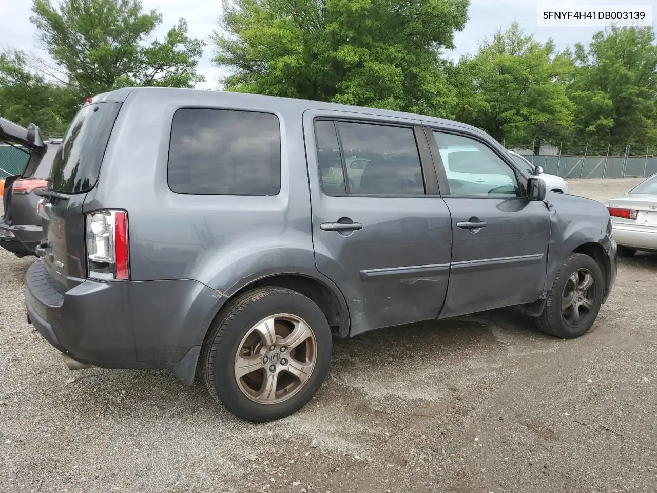 2013 Honda Pilot Ex VIN: 5FNYF4H41DB003139 Lot: 65577535