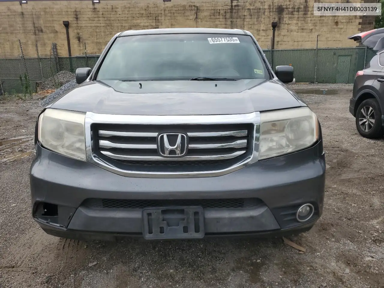 2013 Honda Pilot Ex VIN: 5FNYF4H41DB003139 Lot: 65577535