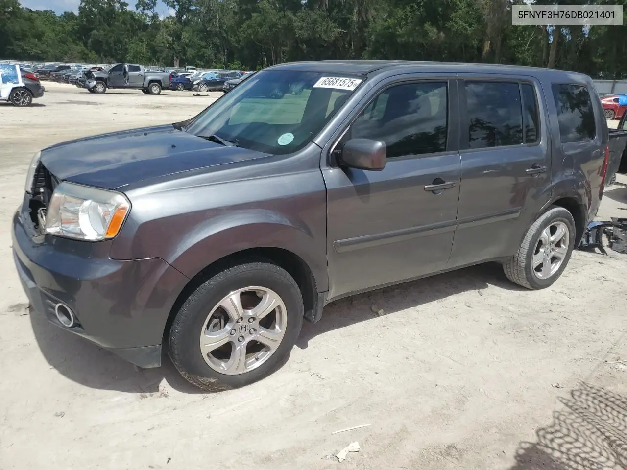 2013 Honda Pilot Exln VIN: 5FNYF3H76DB021401 Lot: 65681575
