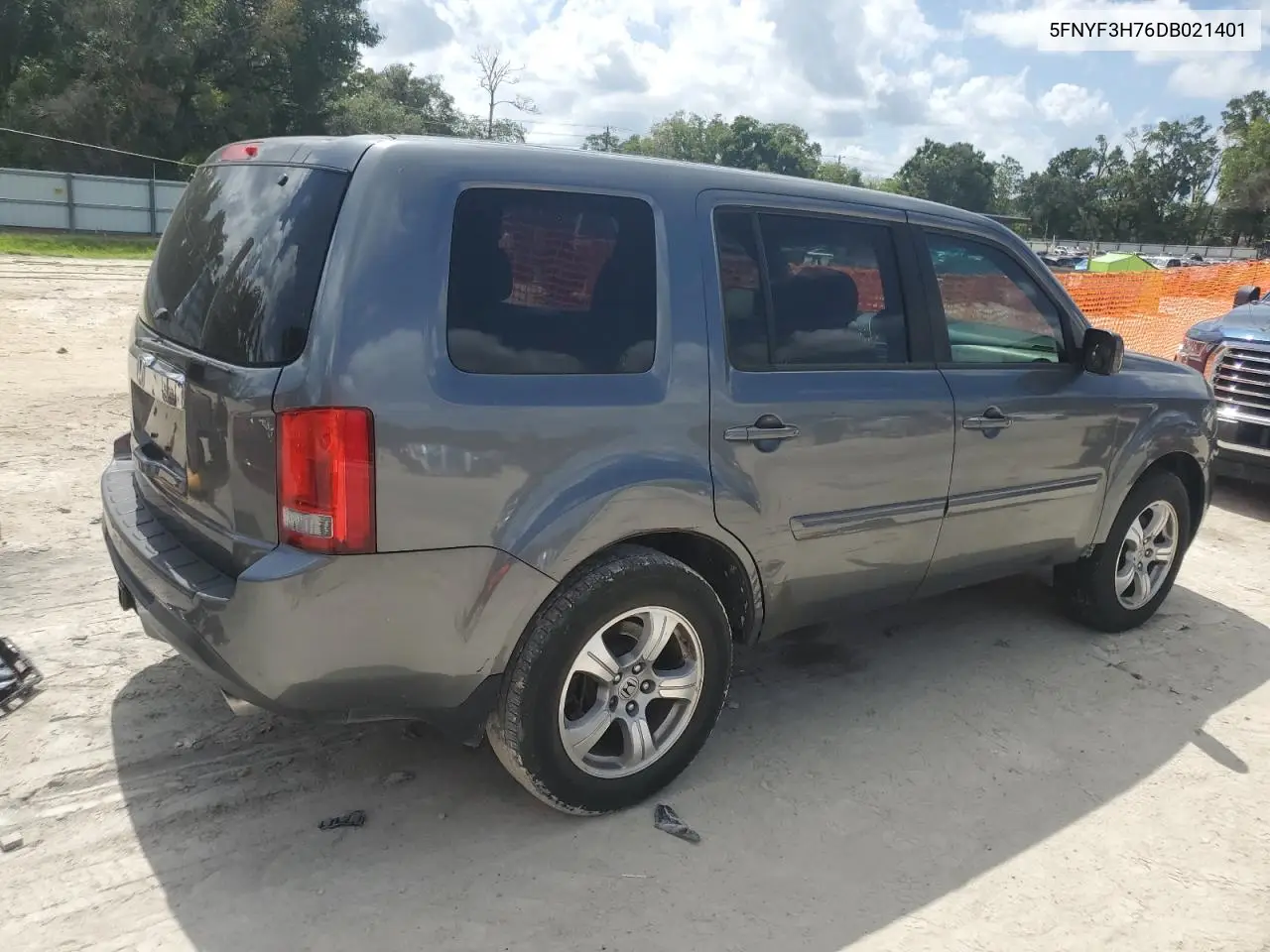 2013 Honda Pilot Exln VIN: 5FNYF3H76DB021401 Lot: 65681575