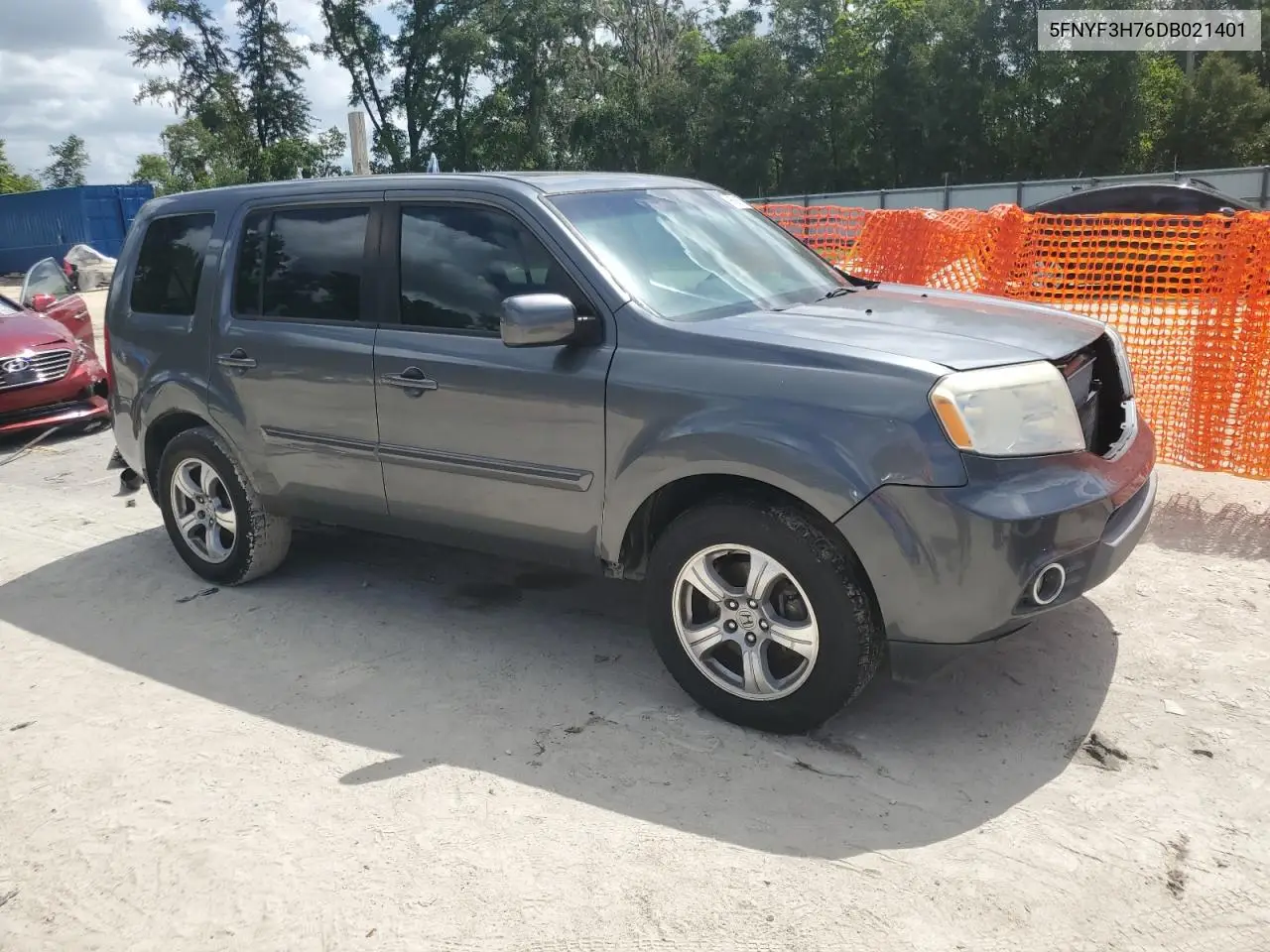 2013 Honda Pilot Exln VIN: 5FNYF3H76DB021401 Lot: 65681575