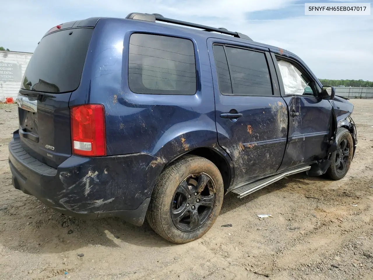 2014 Honda Pilot Exl VIN: 5FNYF4H65EB047017 Lot: 54251685