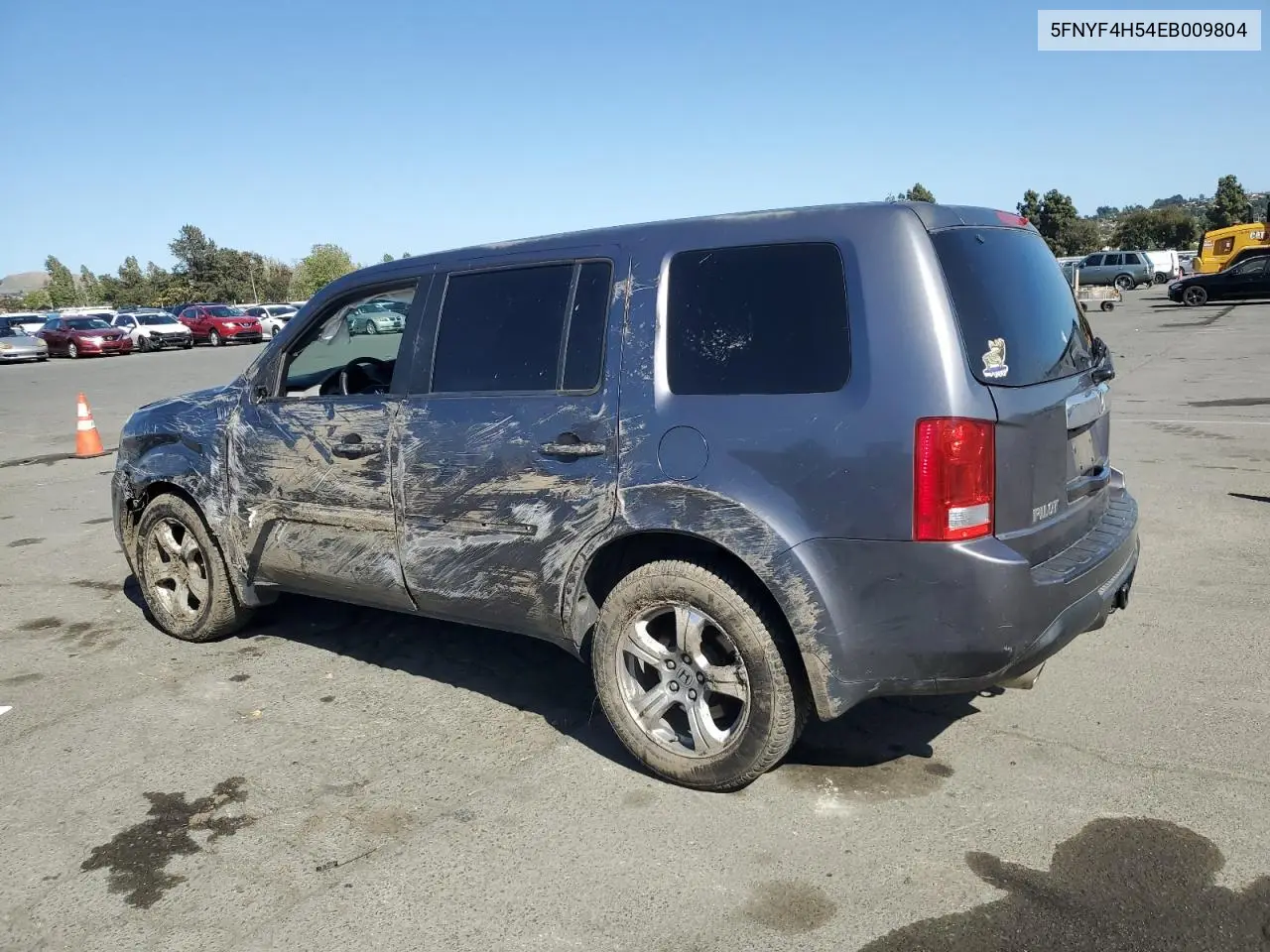 2014 Honda Pilot Exl VIN: 5FNYF4H54EB009804 Lot: 55486995