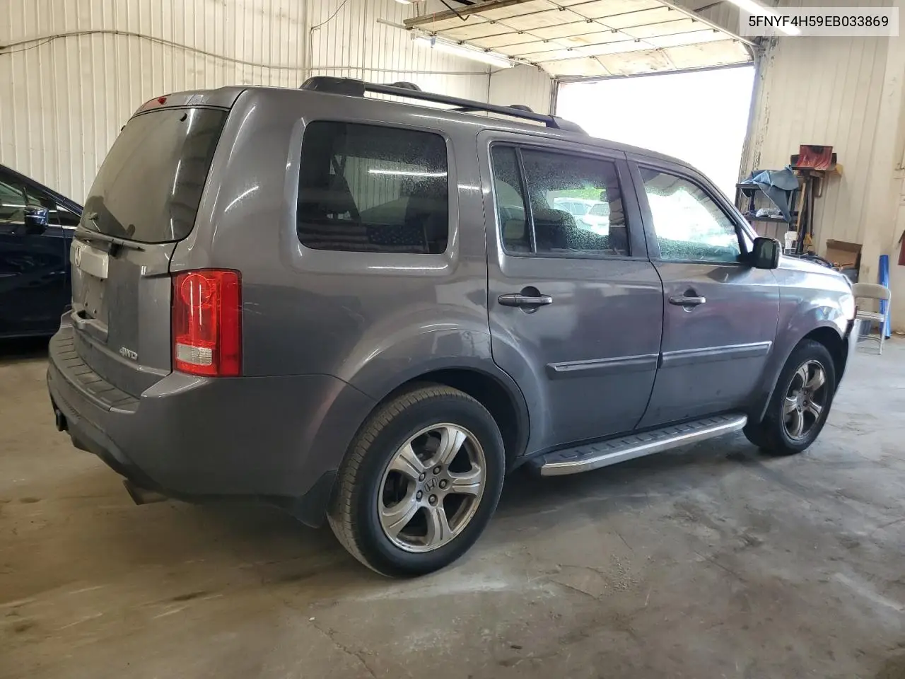 2014 Honda Pilot Exl VIN: 5FNYF4H59EB033869 Lot: 56948095