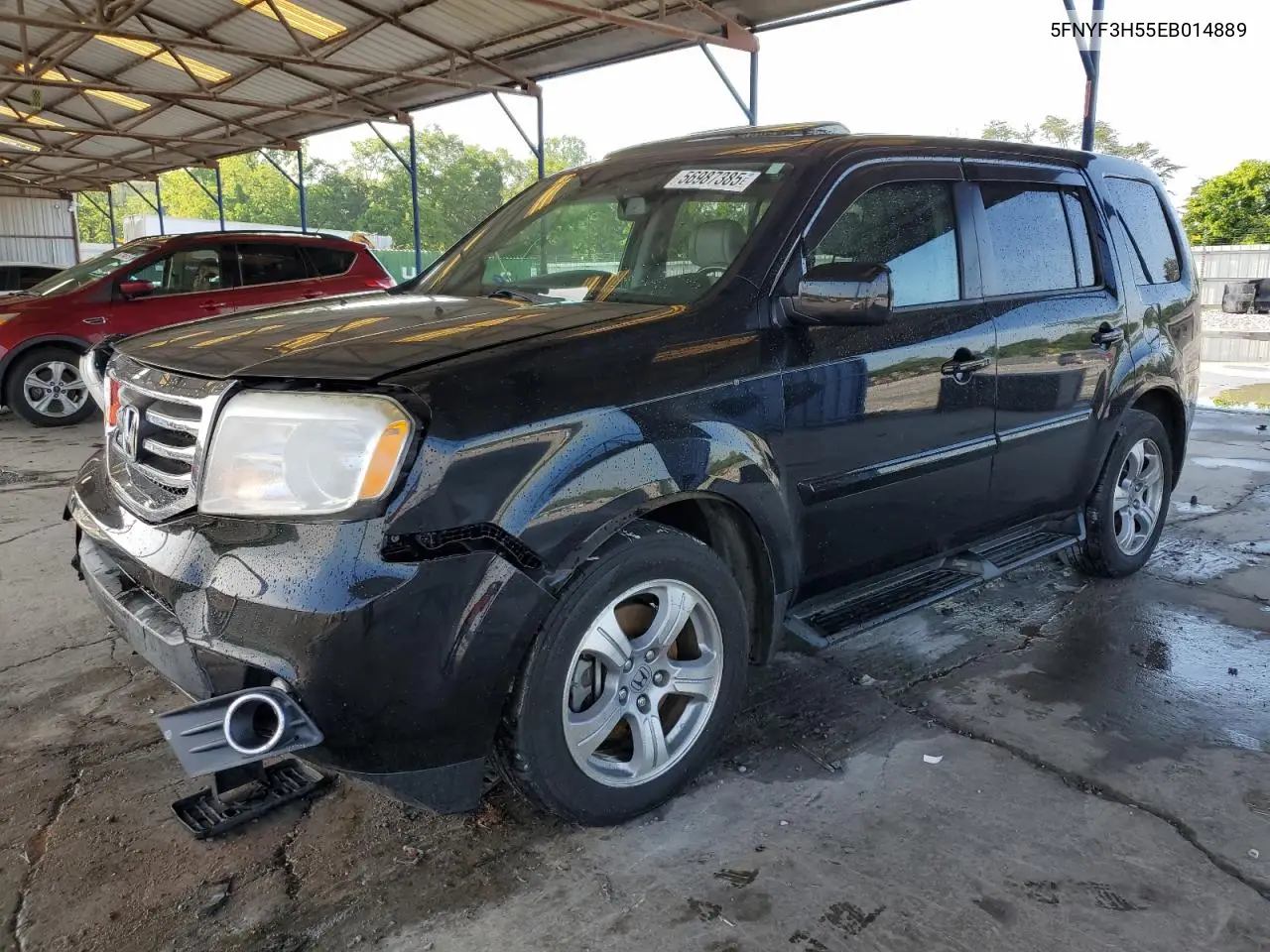 2014 Honda Pilot Exl VIN: 5FNYF3H55EB014889 Lot: 56987385