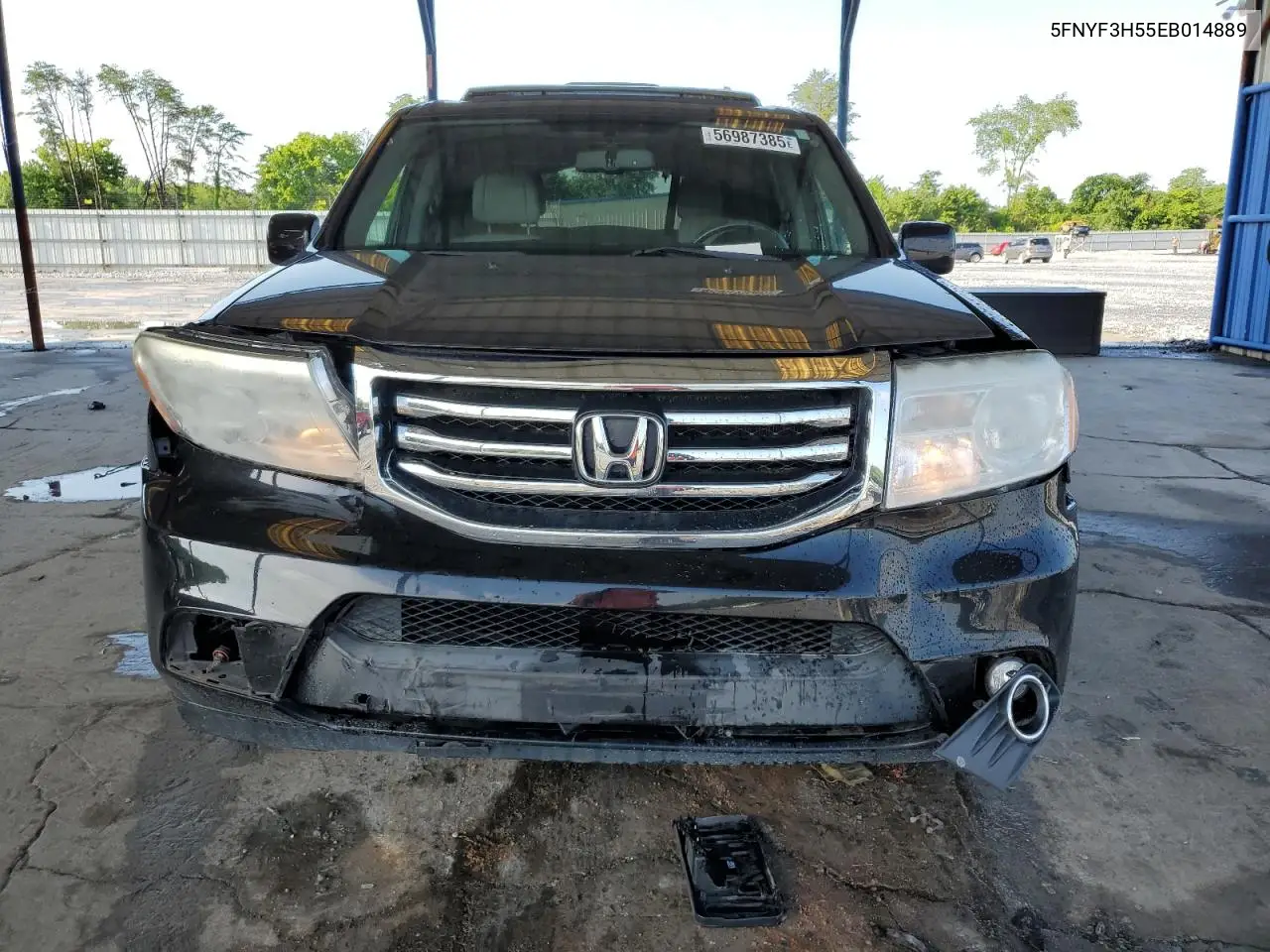 2014 Honda Pilot Exl VIN: 5FNYF3H55EB014889 Lot: 56987385