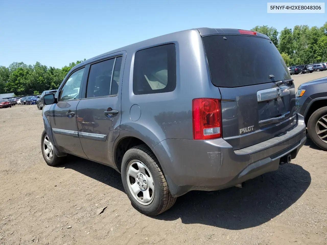 2014 Honda Pilot Lx VIN: 5FNYF4H2XEB048306 Lot: 61912675