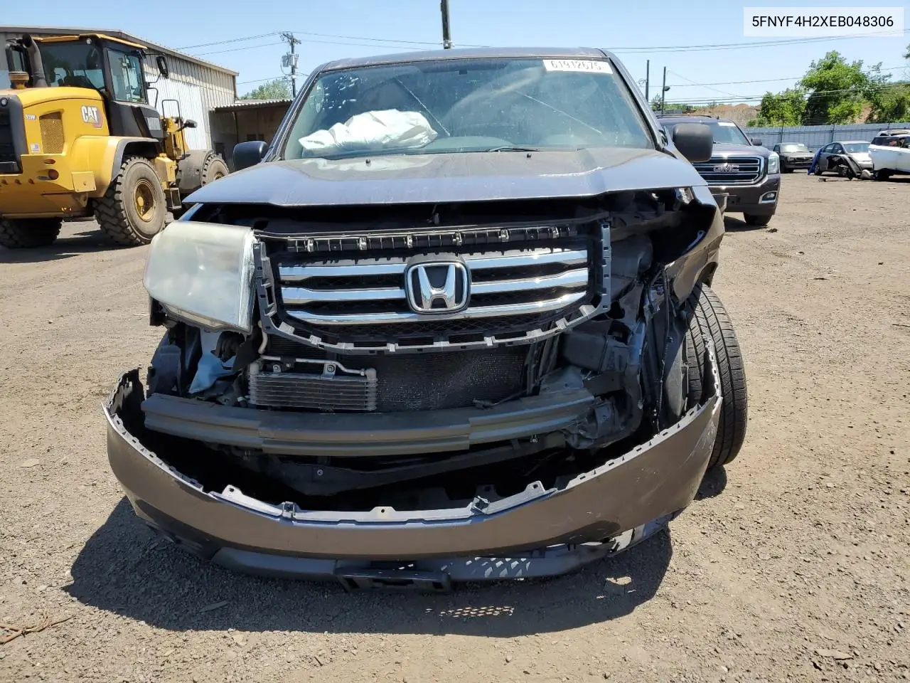 2014 Honda Pilot Lx VIN: 5FNYF4H2XEB048306 Lot: 61912675