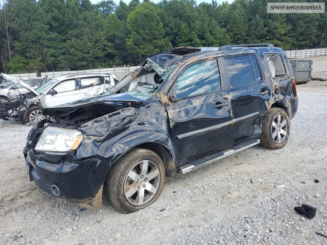 2014 Honda Pilot Touring VIN: 5FNYF3H92EB009555 Lot: 65135905