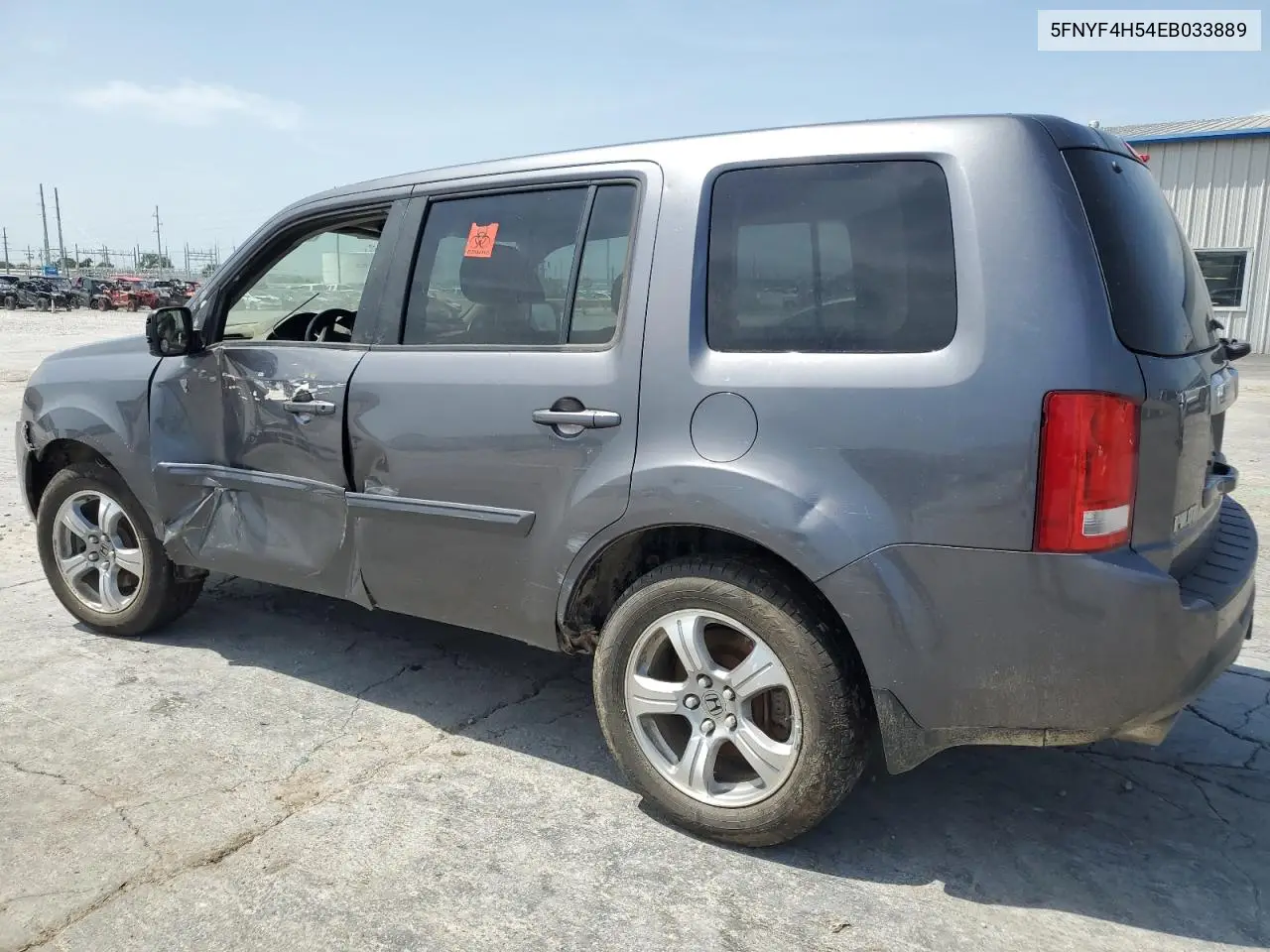 2014 Honda Pilot Exl VIN: 5FNYF4H54EB033889 Lot: 65371785