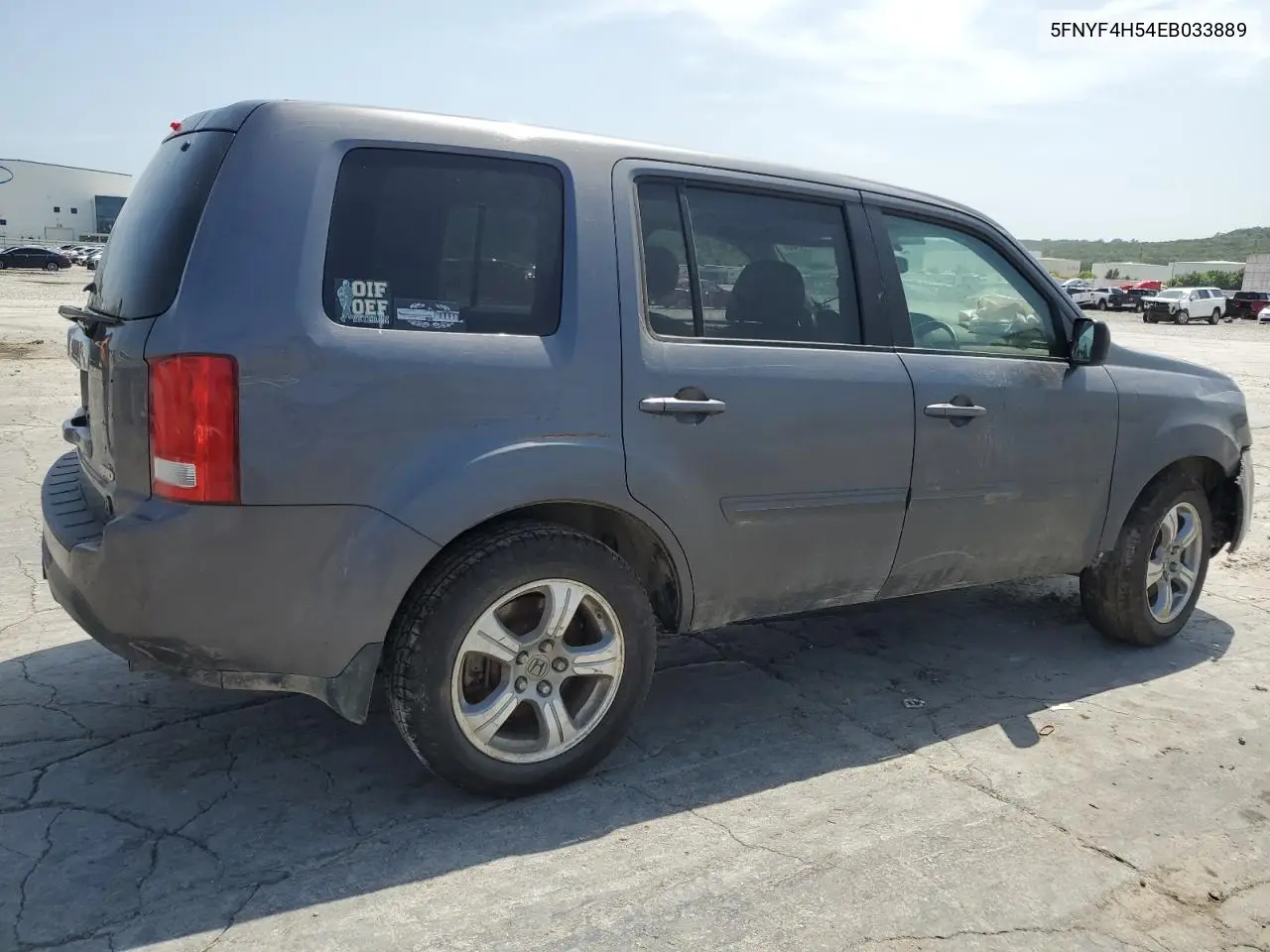 2014 Honda Pilot Exl VIN: 5FNYF4H54EB033889 Lot: 65371785